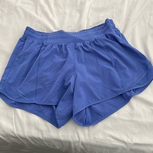 LuluLemon hotty hot shorts sz 10 blue new without tag
